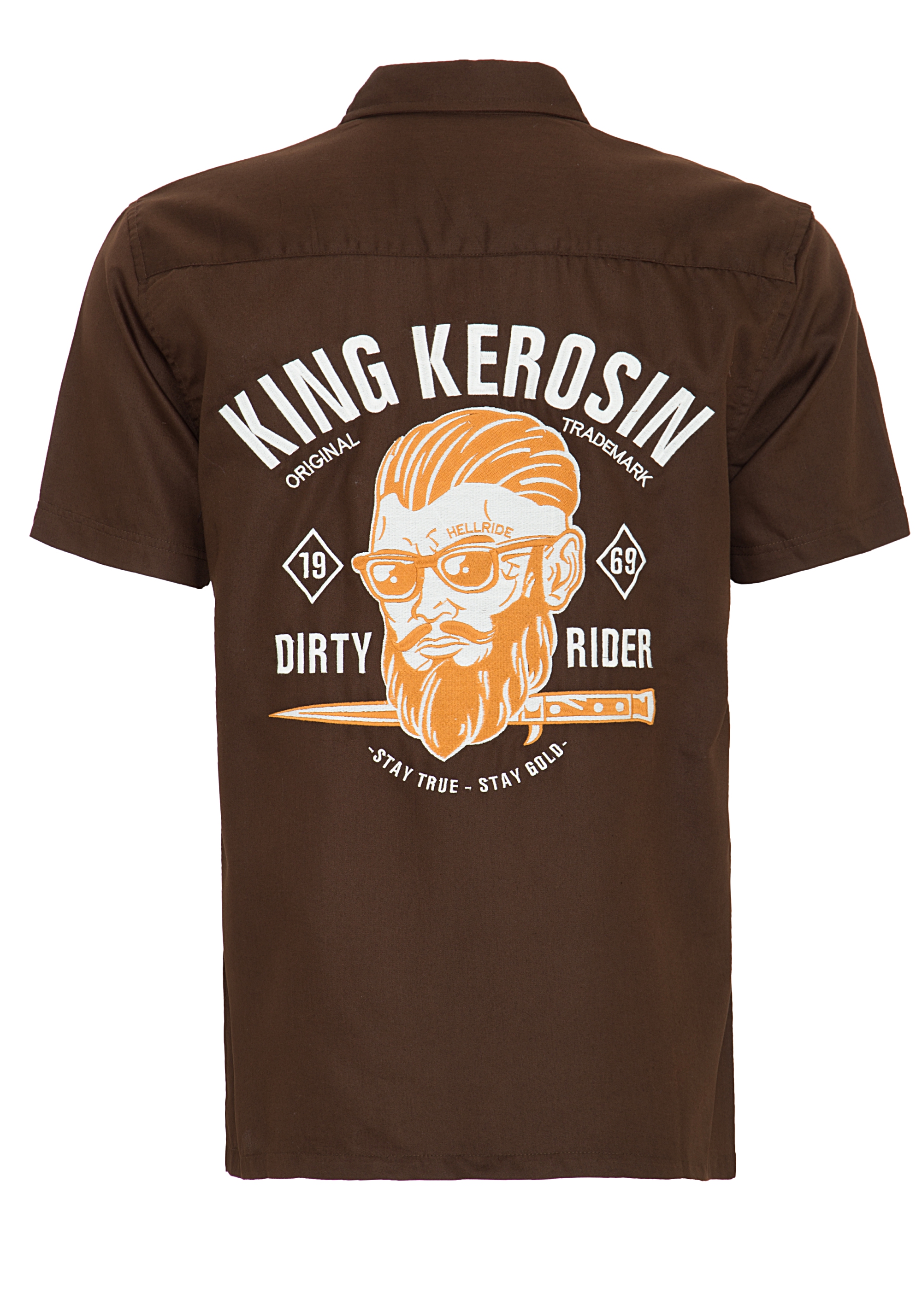 King Kerosin Kurzarmhemd - Dirty Rider S