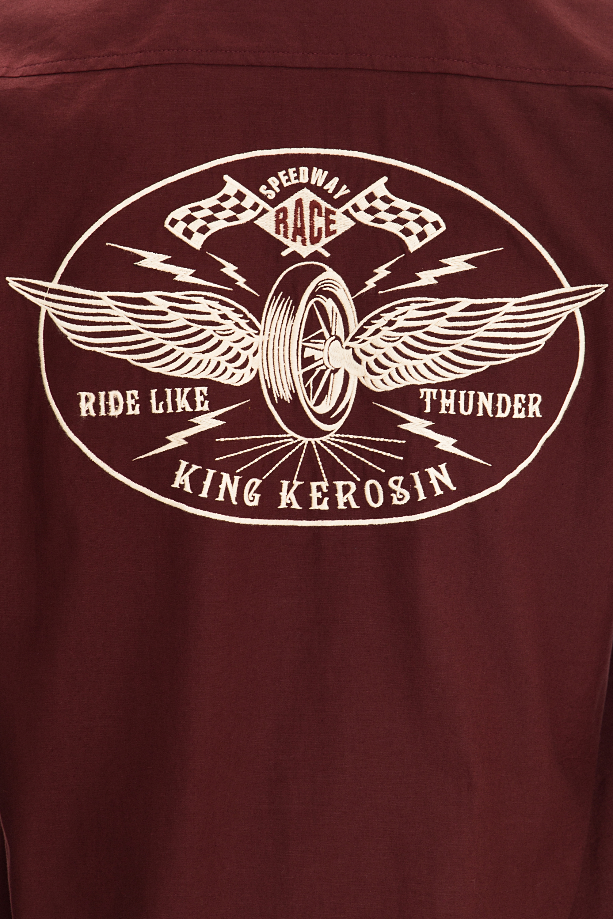 King Kerosin Workwear-Hemd - Ride Like Thunder S