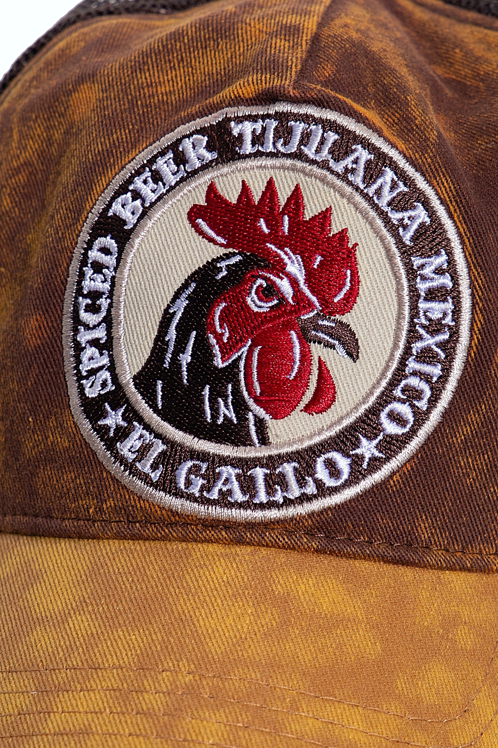 King Kerosin Trucker Cap im Used-Look - El Gallo