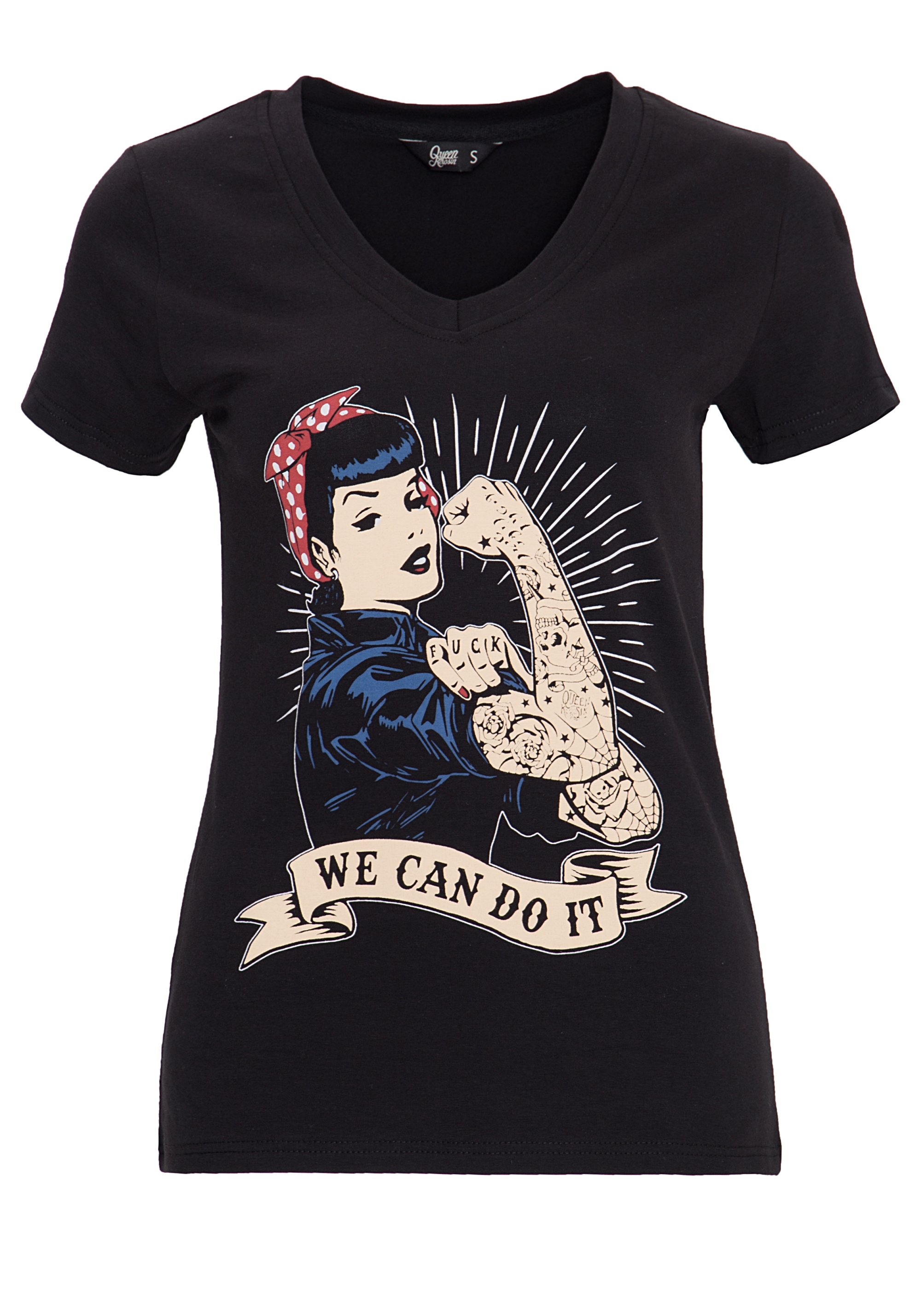 Queen Kerosin T-Shirt - We Can Do It S