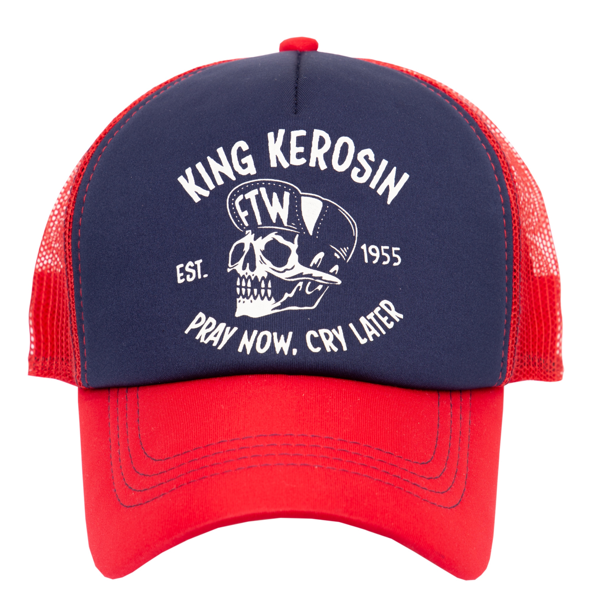 King Kerosin Trucker Cap - Pray Now, Cry Later