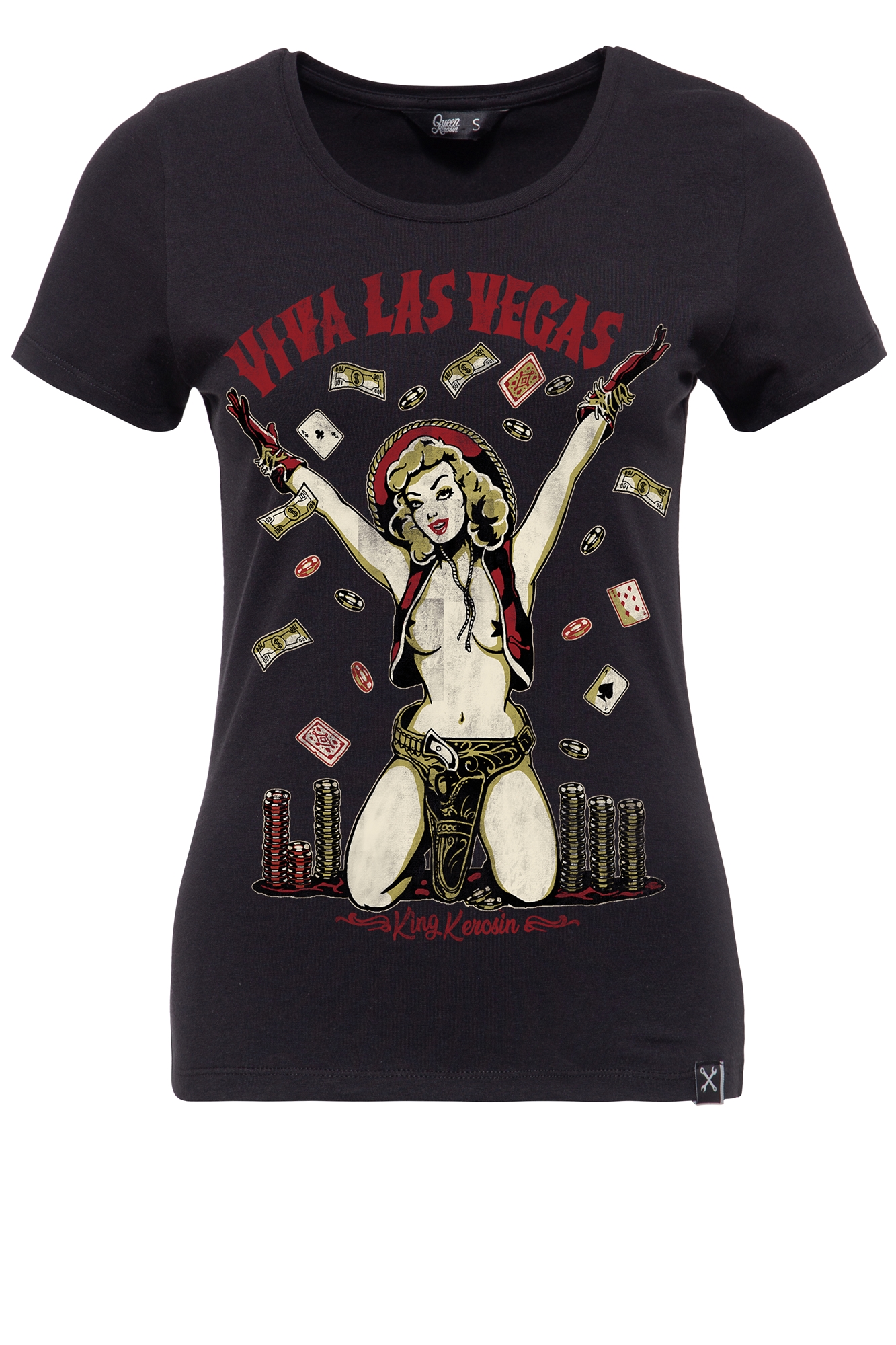 Queen Kerosin T-Shirt - Viva Las Vegas M