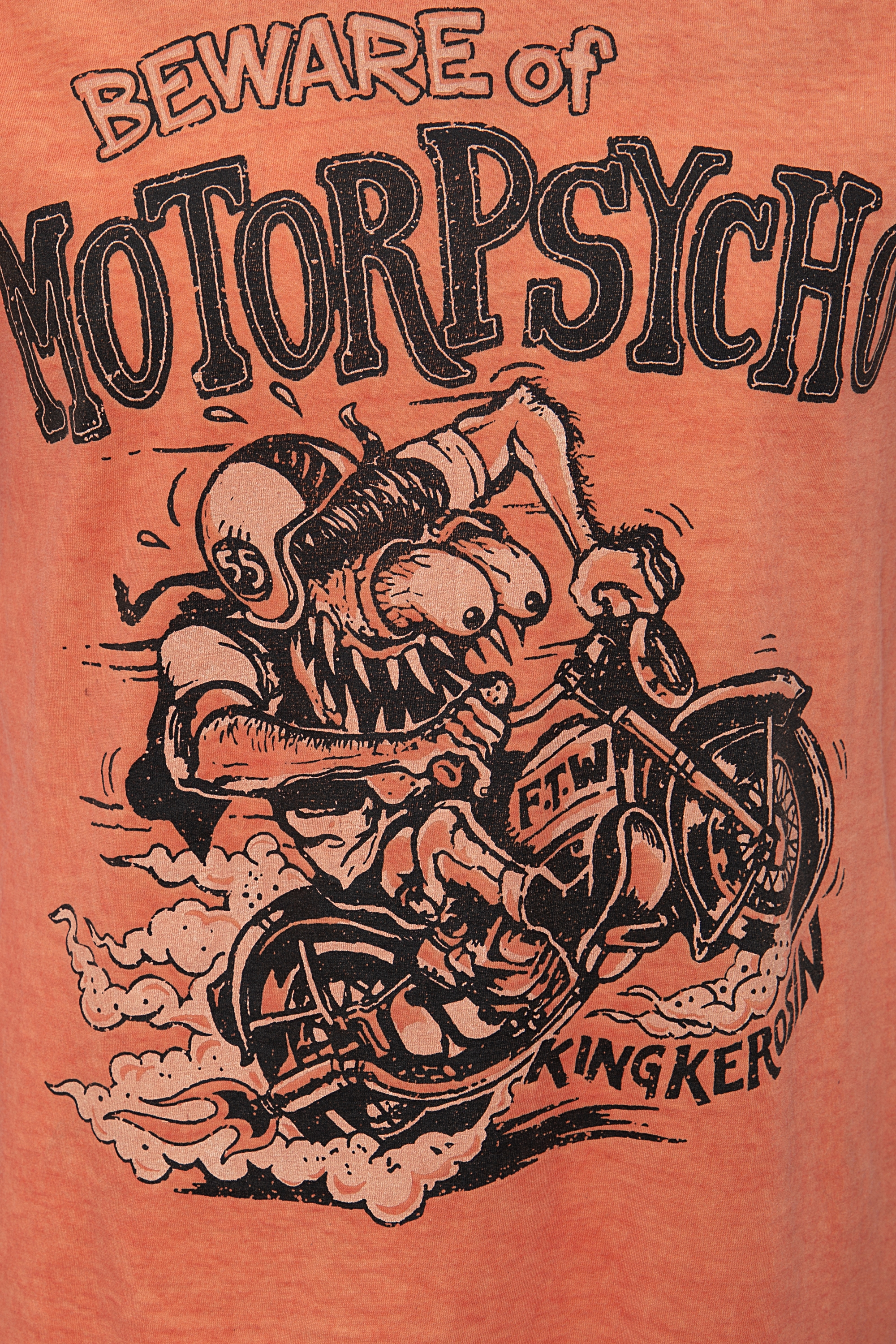 King Kerosin T-Shirt - Motorpsycho - Orange XXL