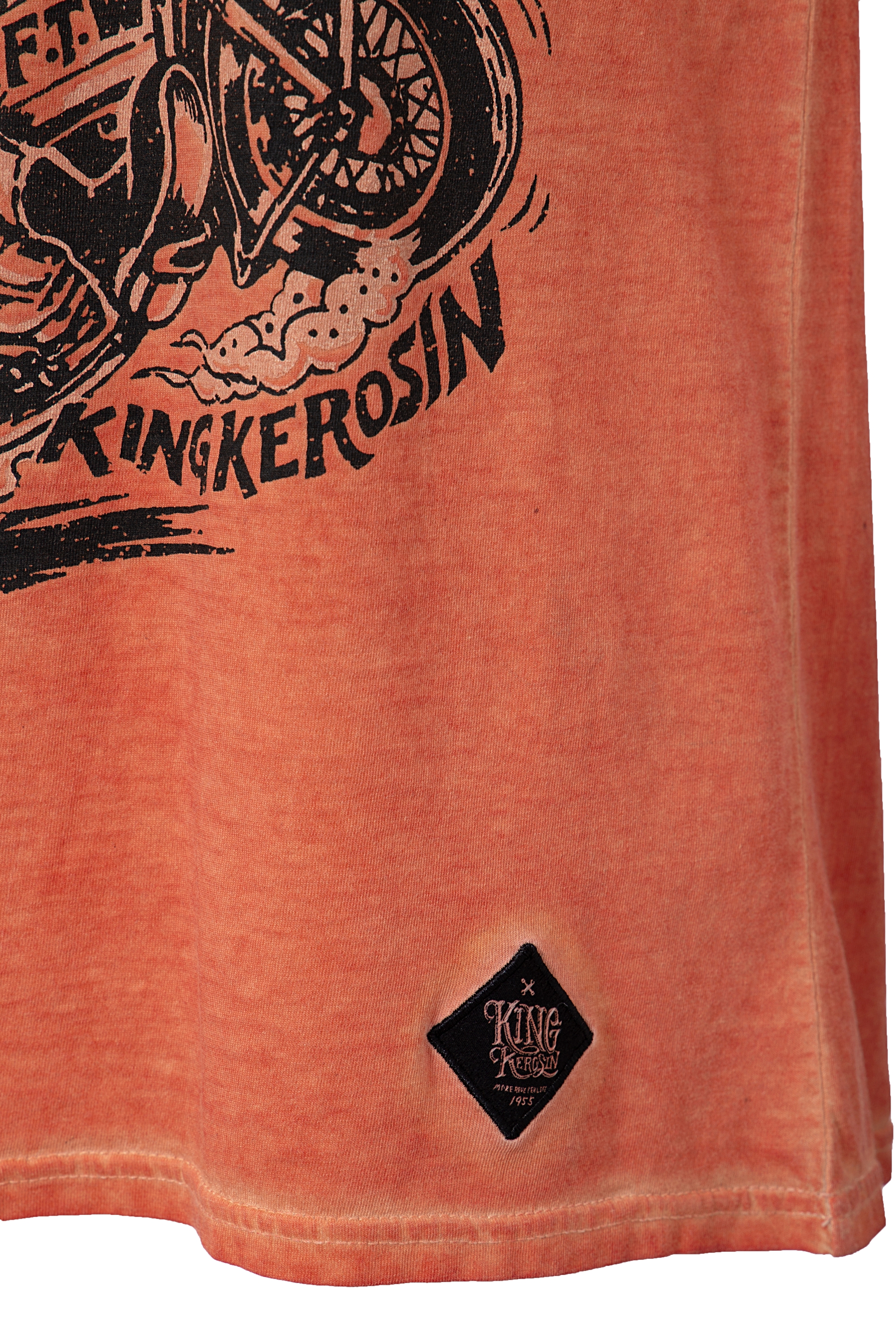 King Kerosin T-Shirt - Motorpsycho - Orange XXL