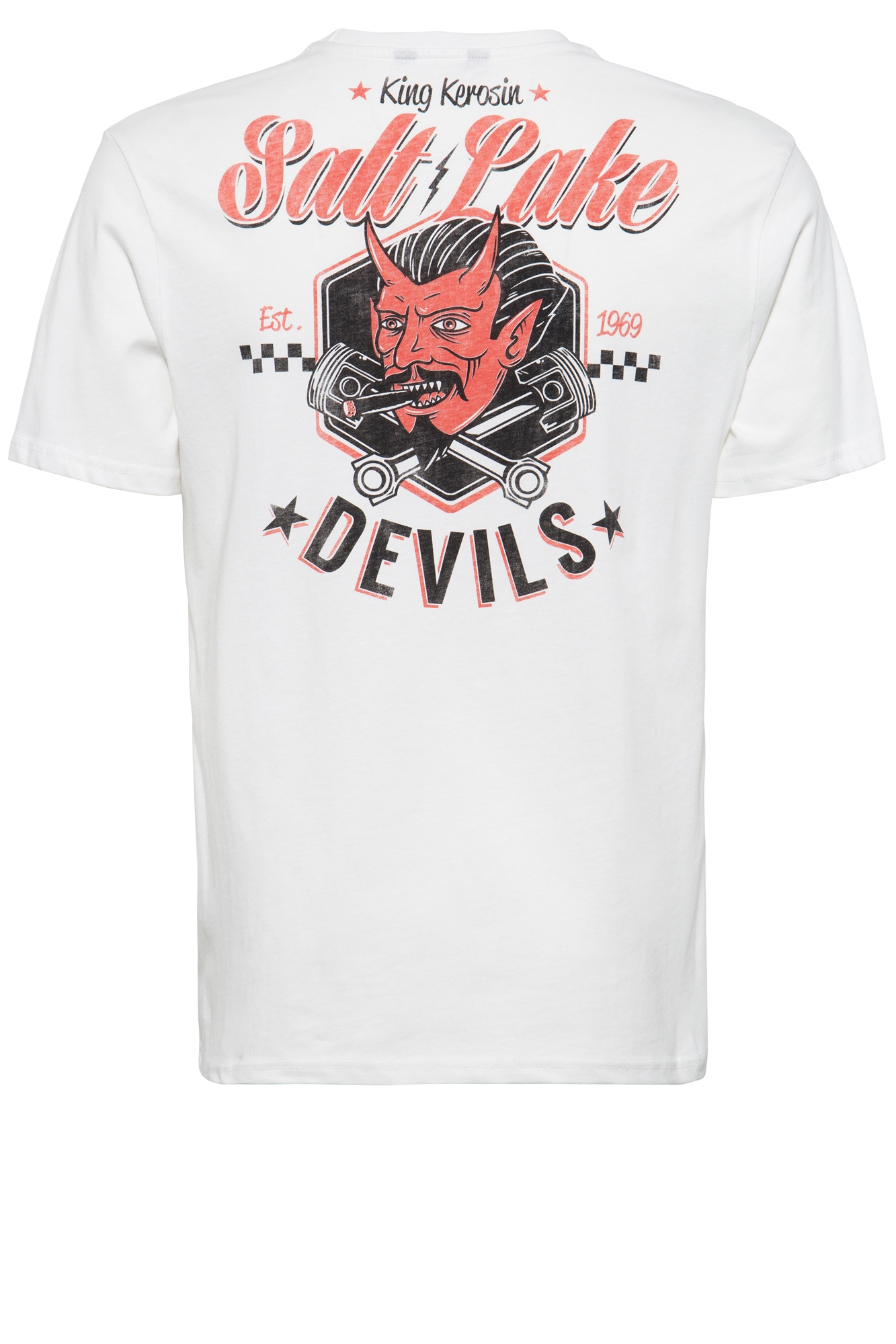 King Kerosin T-Shirt - Salt Lake Devils - Weiß XL