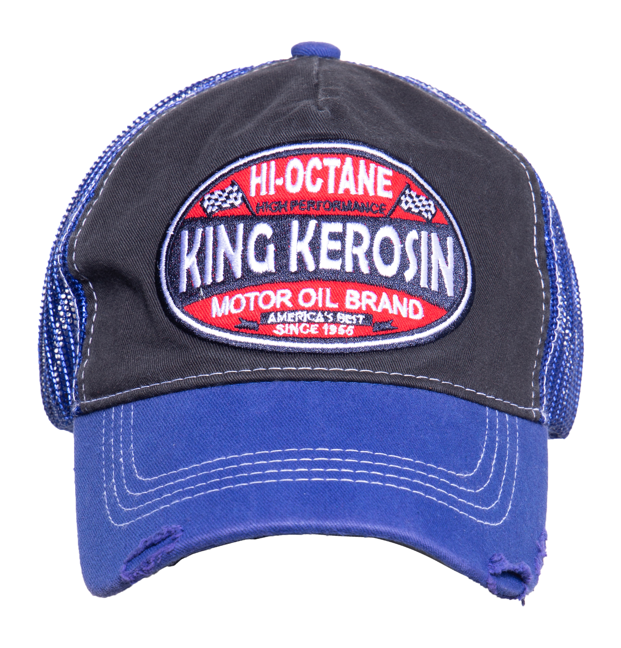 King Kerosin Trucker Cap im Used-Look - Hi-Octane