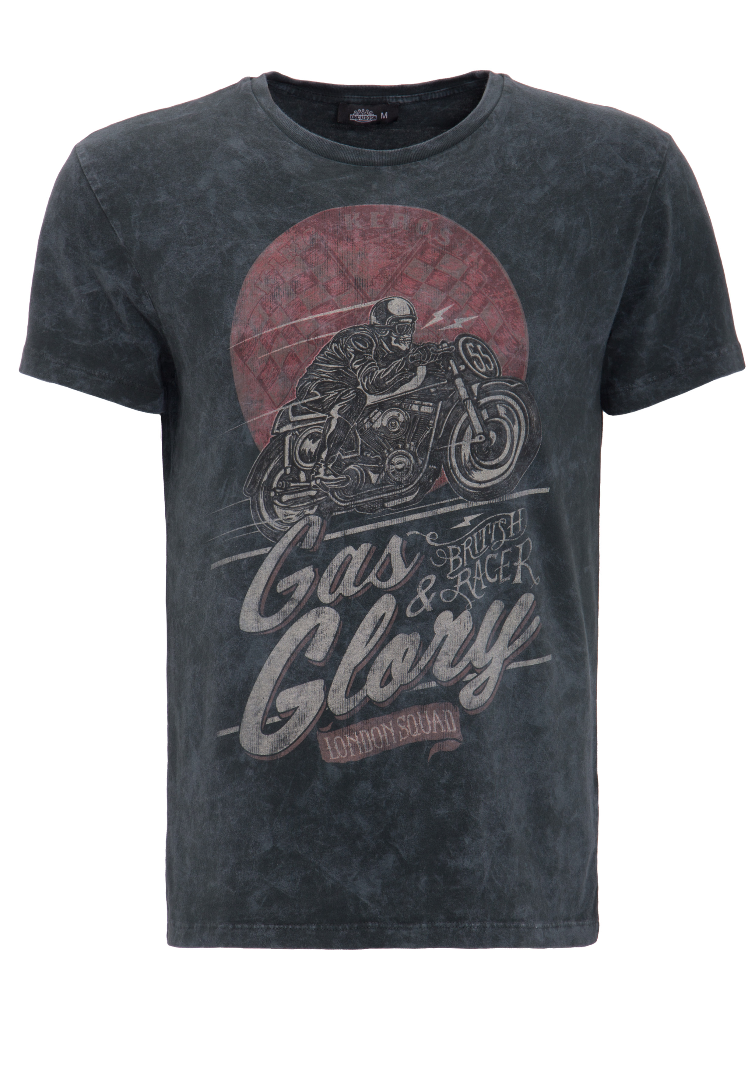 King Kerosin T-Shirt - Gas & Glory - Black XXL