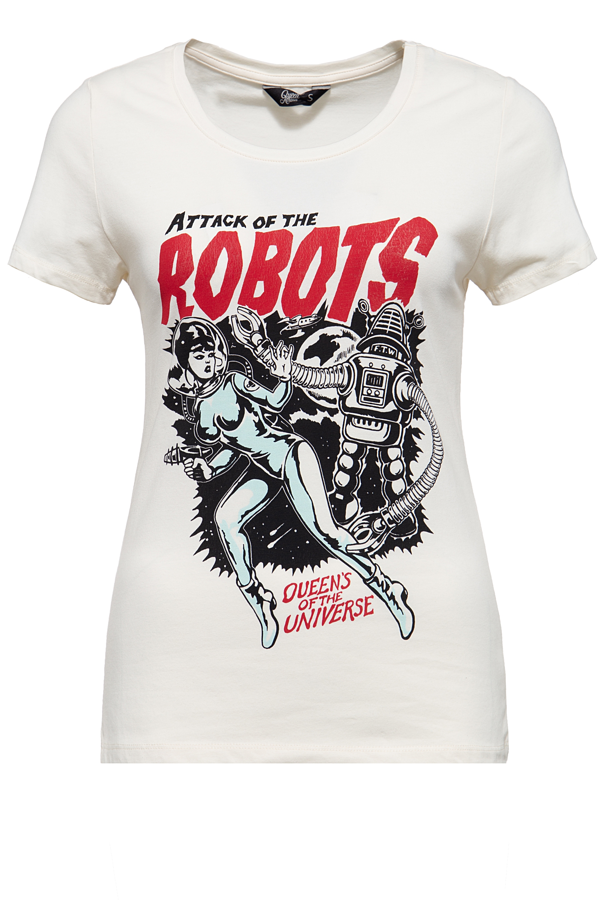 Queen Kerosin T-Shirt - Attack Of The Robots XS