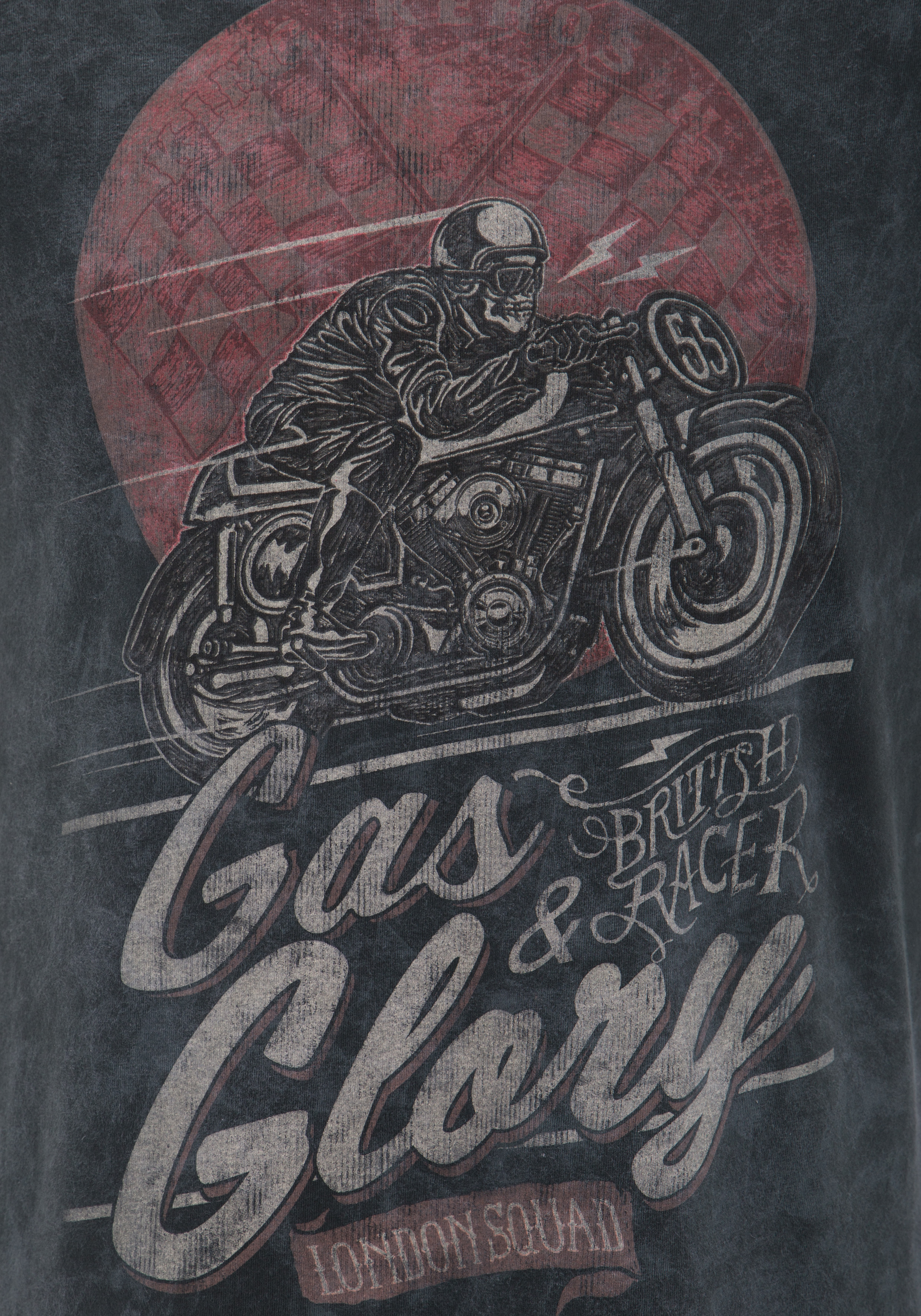 King Kerosin T-Shirt - Gas & Glory - Black XXL